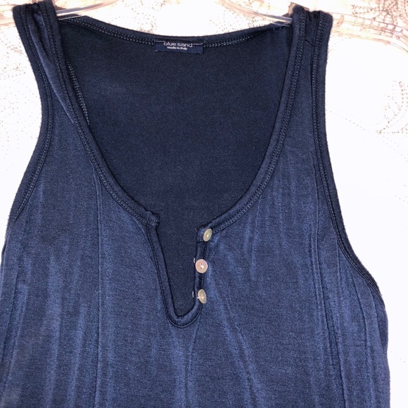 A blue tank top from the Italian brand “blue sand” - Picture 1 of 5